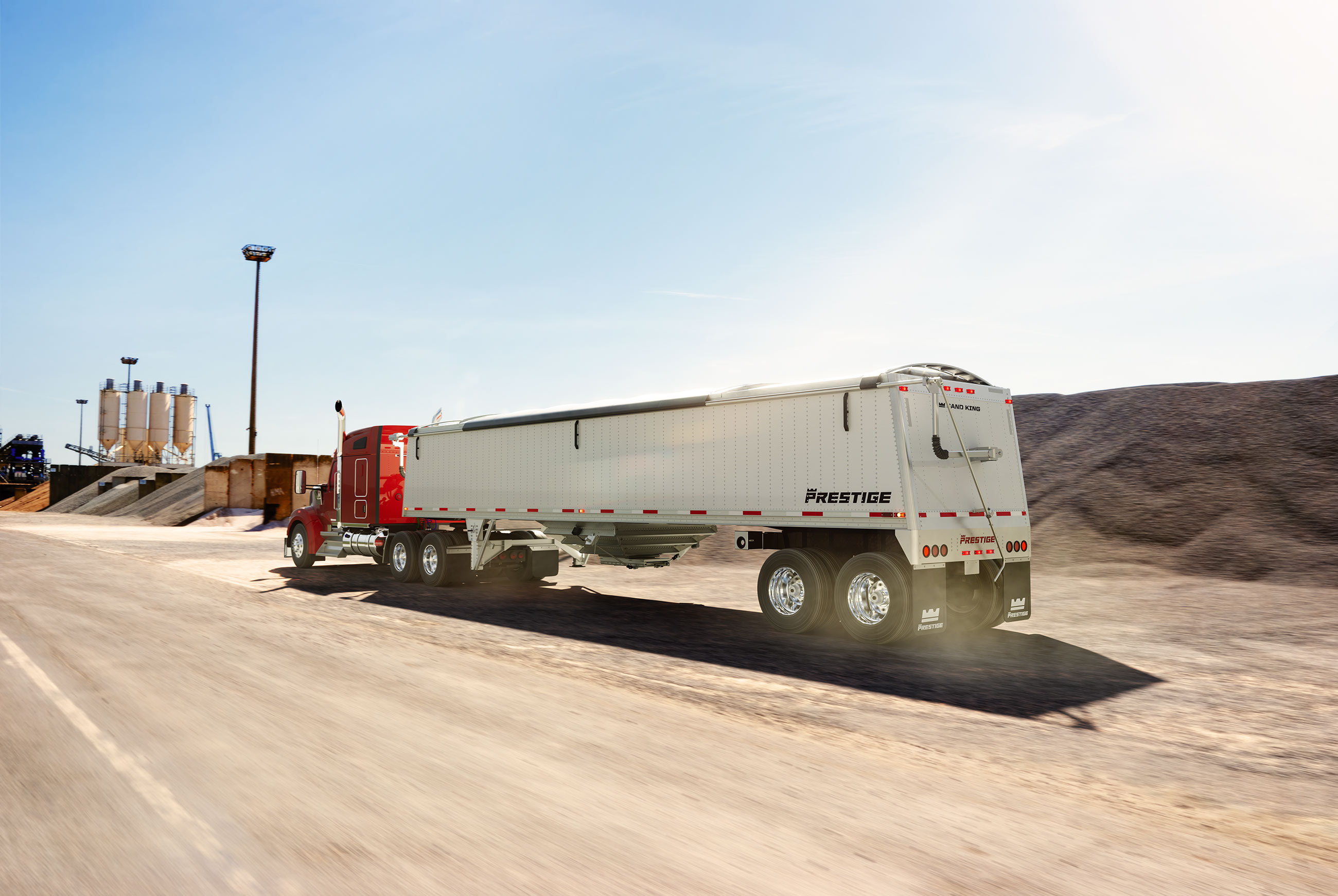 Introducing the All-New Sand King Hopper Trailer - Prestige Trailers